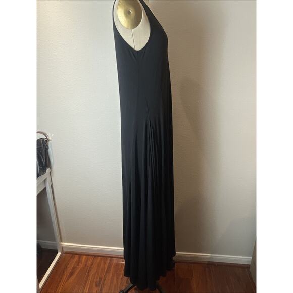 textile elizabeth and james, back sleeveless maxi dress, long, size large - Picture 5 of 6